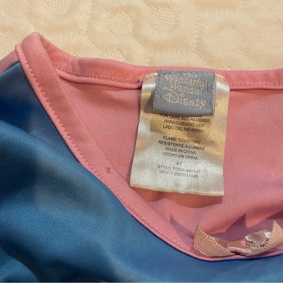 Vintage Disney Y2K Winnie the Pooh Pajama Nightgown Dress Toddler Girls 4T STAIN - Picture 8 of 16